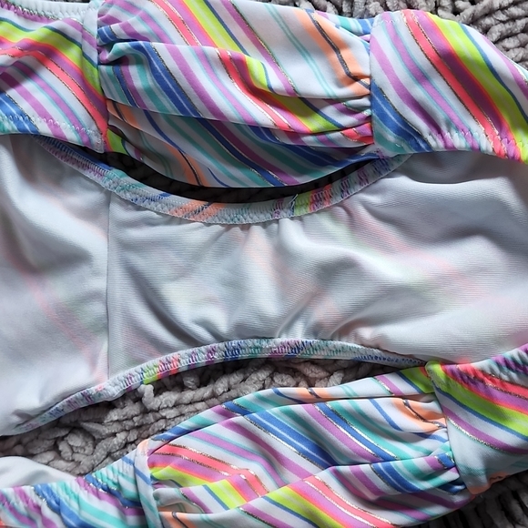 VS Stripe Mid Rise Swim Bottom - Picture 3 of 4